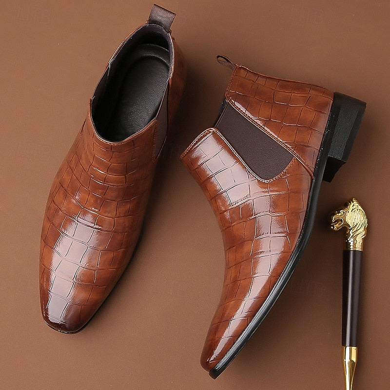 Adrian | Polished Chelsea Boots