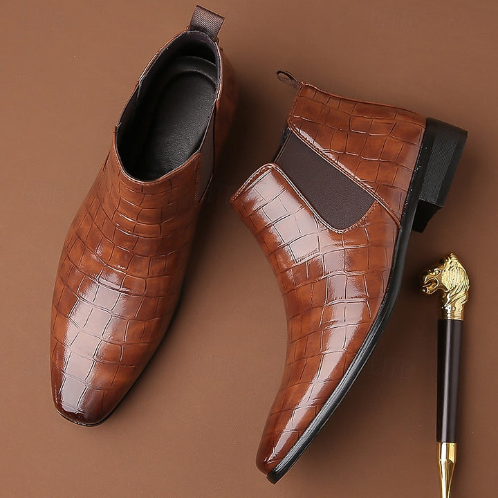 Adrian | Polished Chelsea Boots