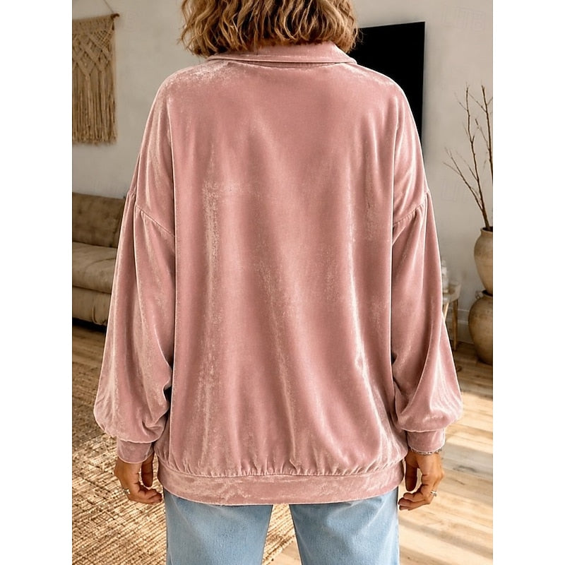 Lillian | Relaxed Collared Pullover