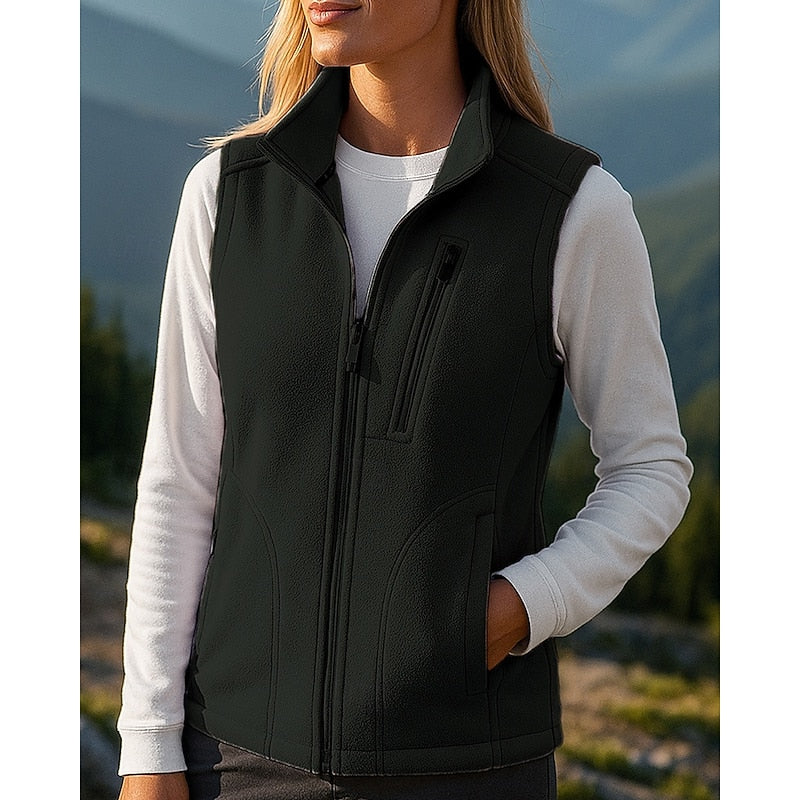Lucinda | Cozy Stand-Collar Vest