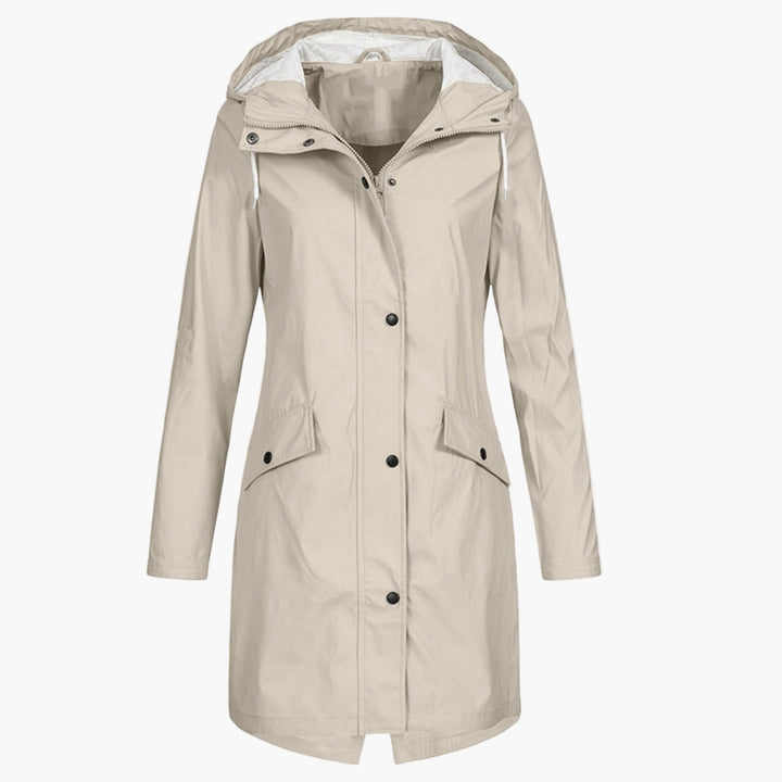 Petra | Hooded Longline Raincoat