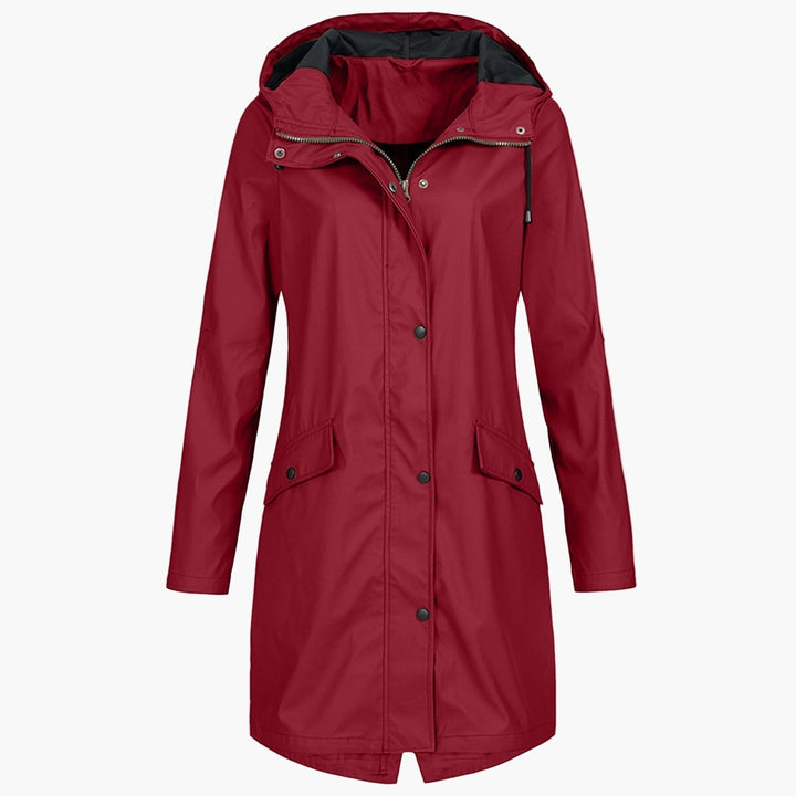 Petra | Hooded Longline Raincoat