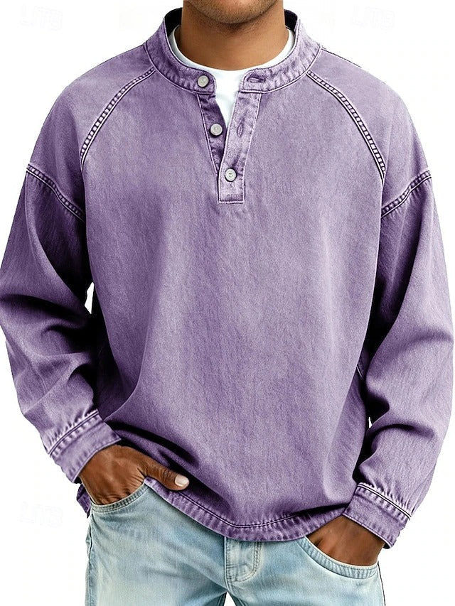 Warren | Relaxed Vintage-Wash Henley