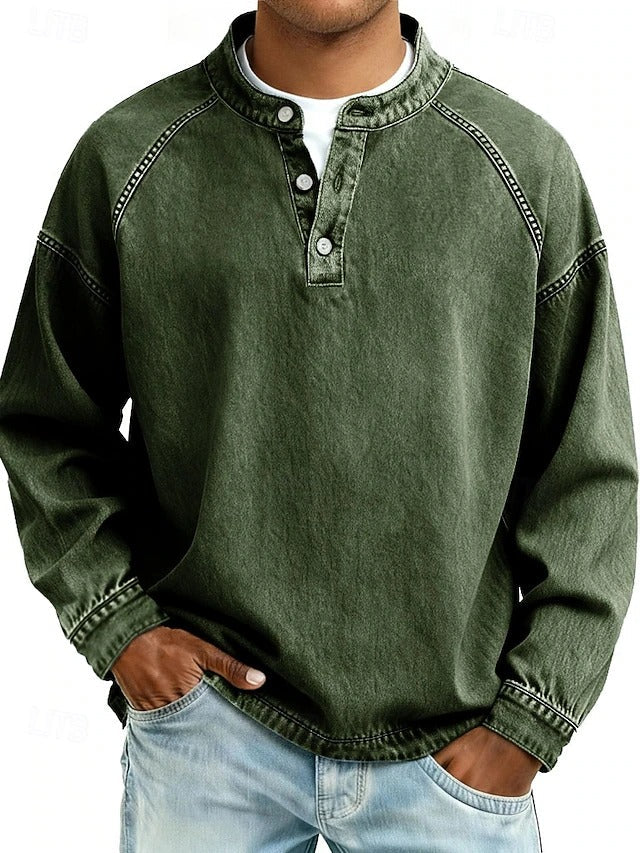 Warren | Relaxed Vintage-Wash Henley