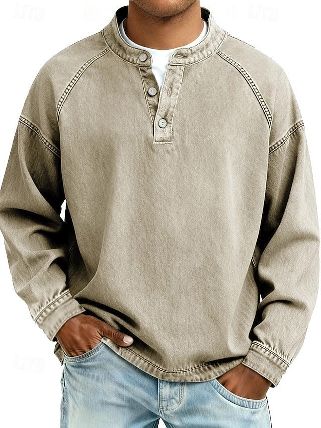 Warren | Relaxed Vintage-Wash Henley