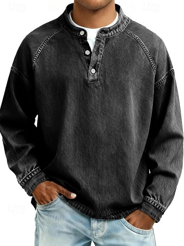 Warren | Relaxed Vintage-Wash Henley