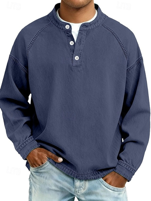 Warren | Relaxed Vintage-Wash Henley