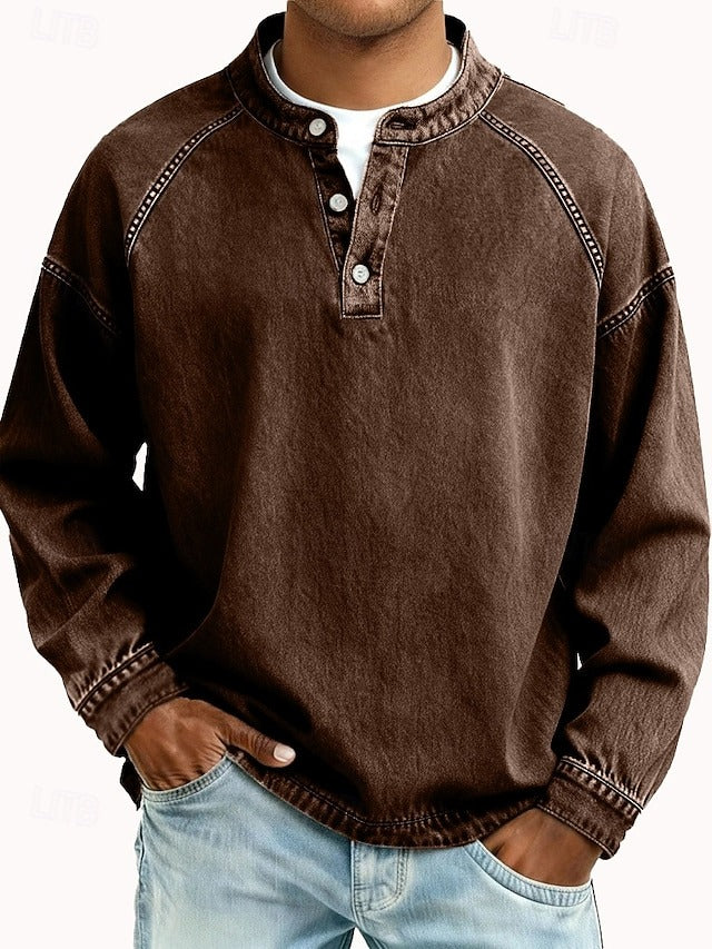Warren | Relaxed Vintage-Wash Henley