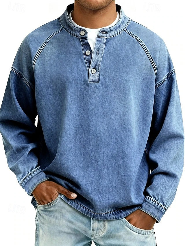 Warren | Relaxed Vintage-Wash Henley