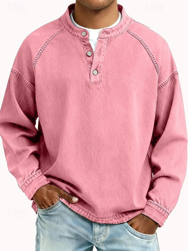 Warren | Relaxed Vintage-Wash Henley
