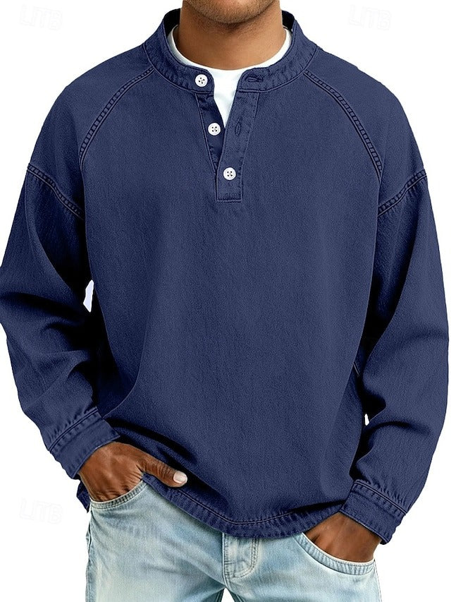 Warren | Relaxed Vintage-Wash Henley