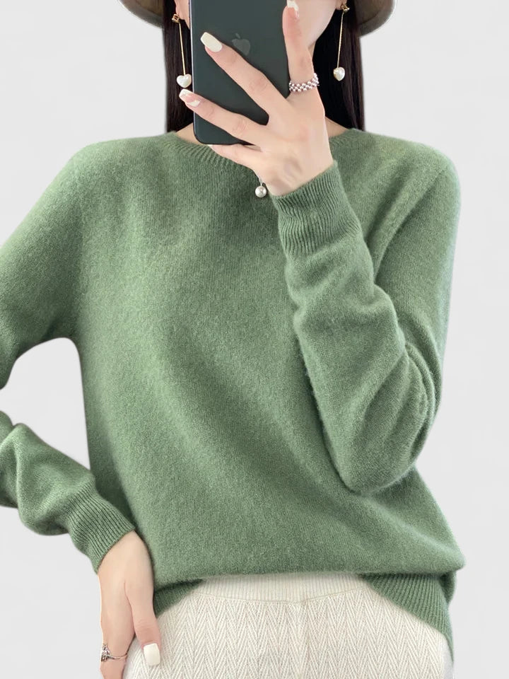 Adrienne | Soft Round-Neck Sweater