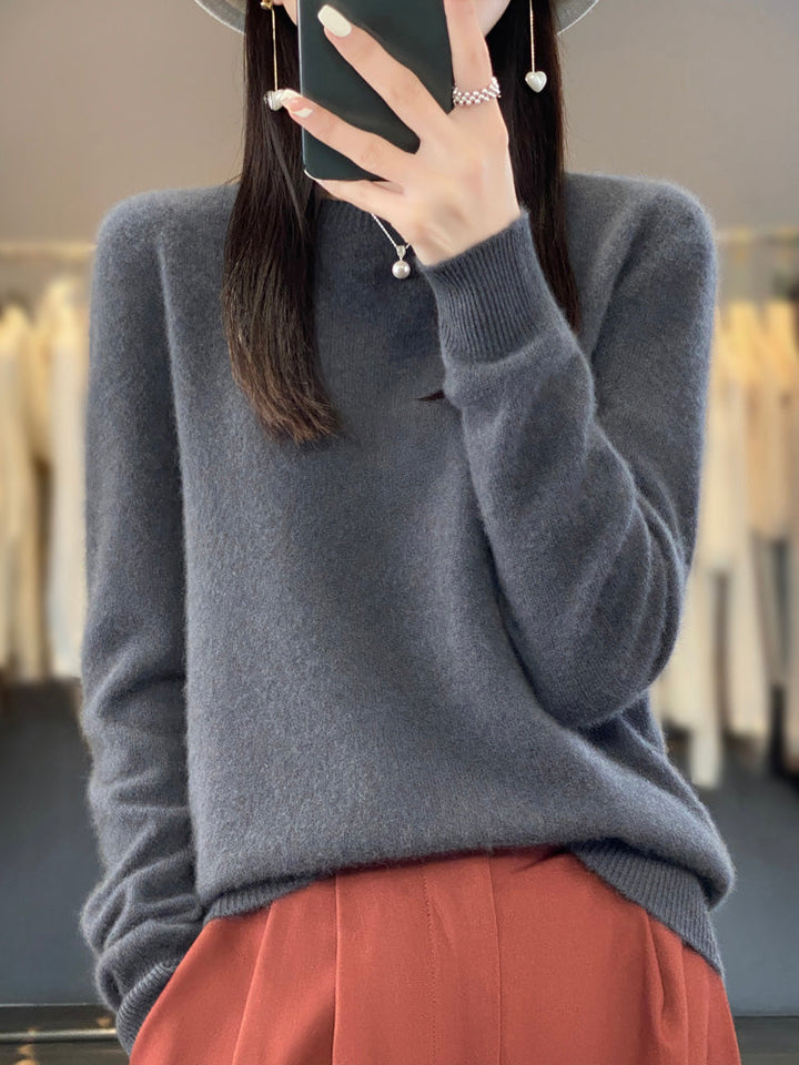 Adrienne | Soft Round-Neck Sweater