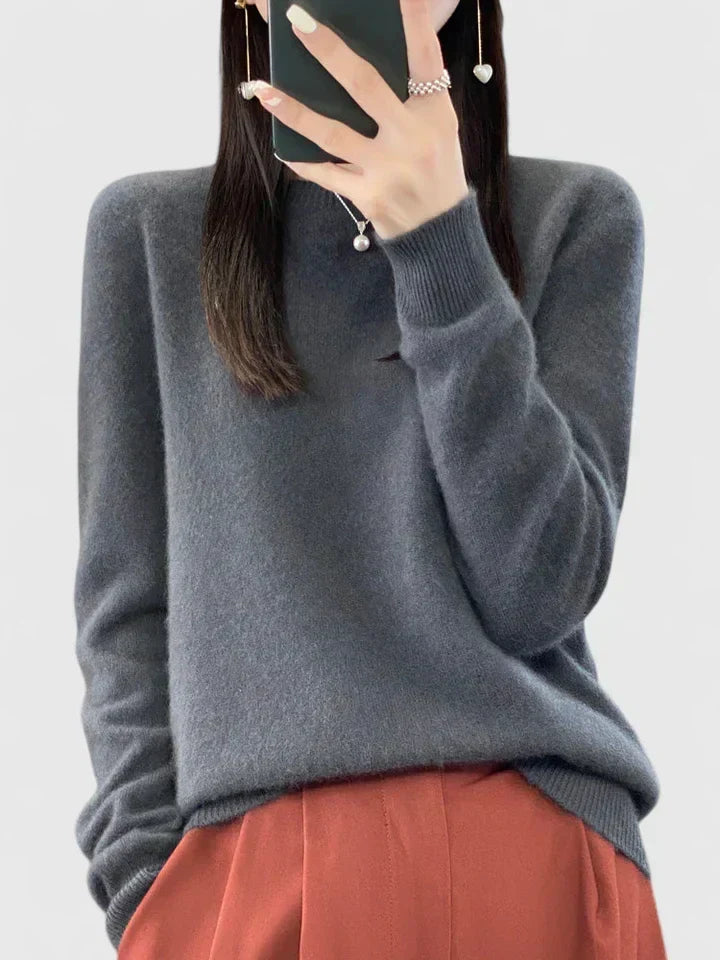 Adrienne | Soft Round-Neck Sweater