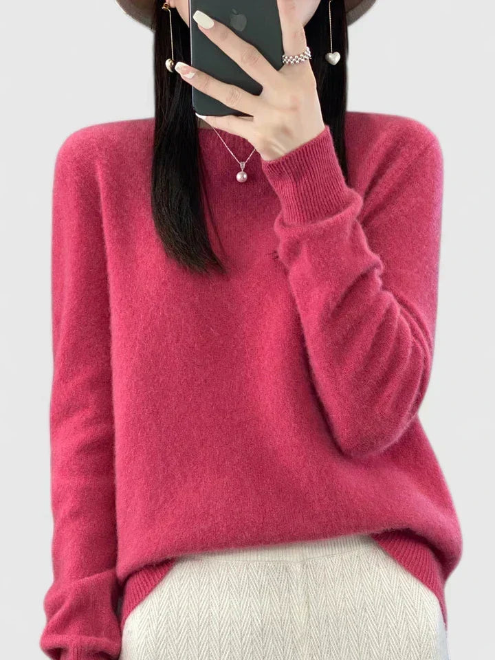 Adrienne | Soft Round-Neck Sweater