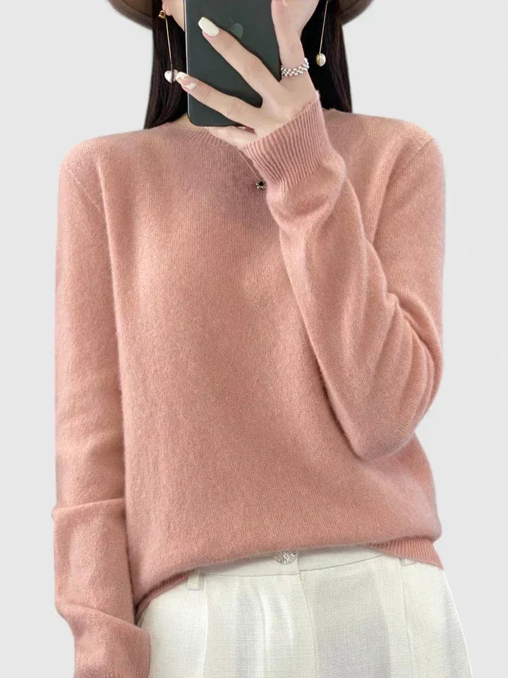 Adrienne | Soft Round-Neck Sweater
