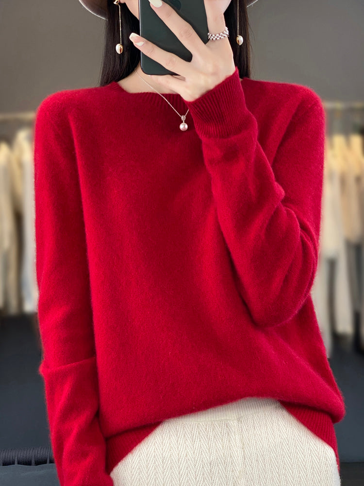 Adrienne | Soft Round-Neck Sweater