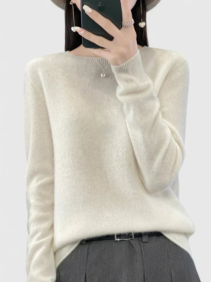 Adrienne | Soft Round-Neck Sweater