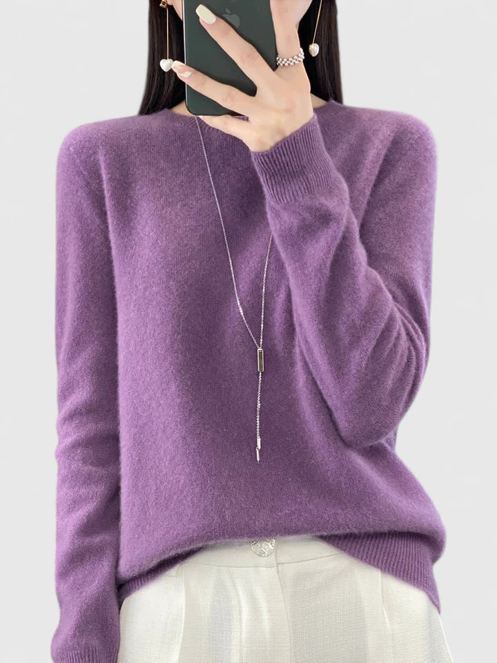Adrienne | Soft Round-Neck Sweater