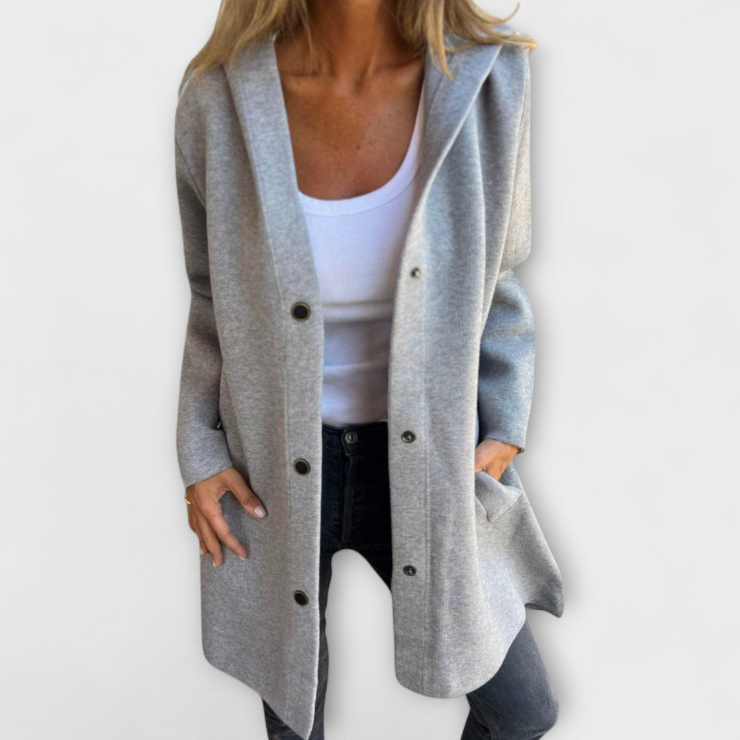 Brigitte | Hooded Longline Coat