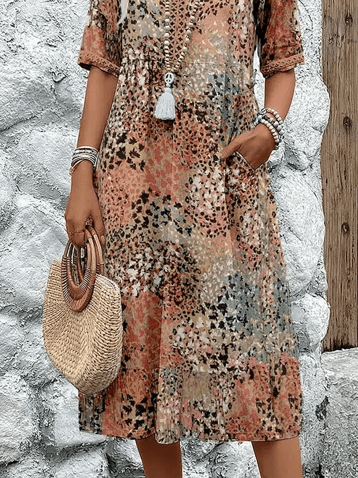 Priya | Blossom Print Summer Dress