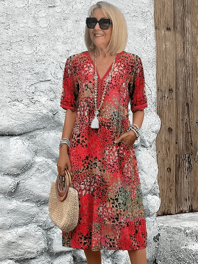 Priya | Blossom Print Summer Dress