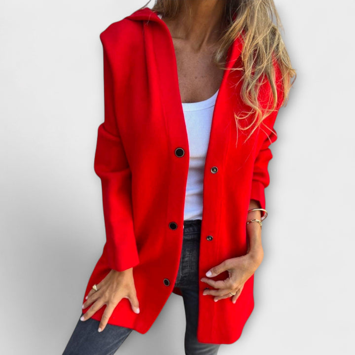 Brigitte | Hooded Longline Coat