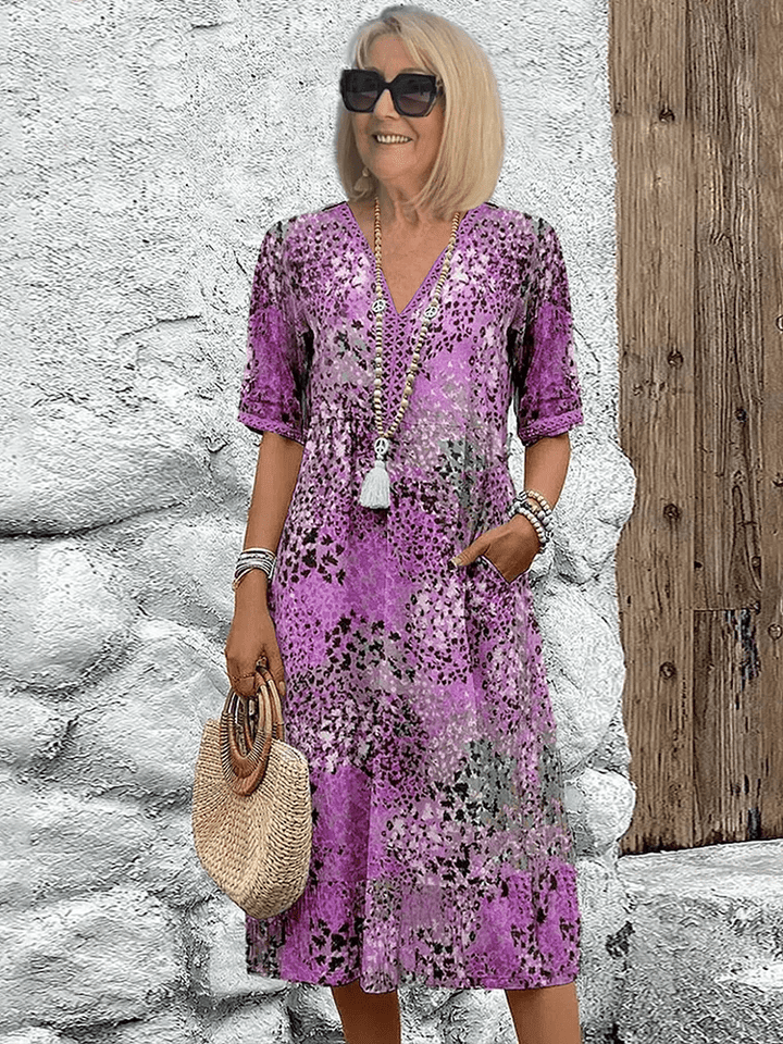 Rosalyn | Floral Midi Summer Dress
