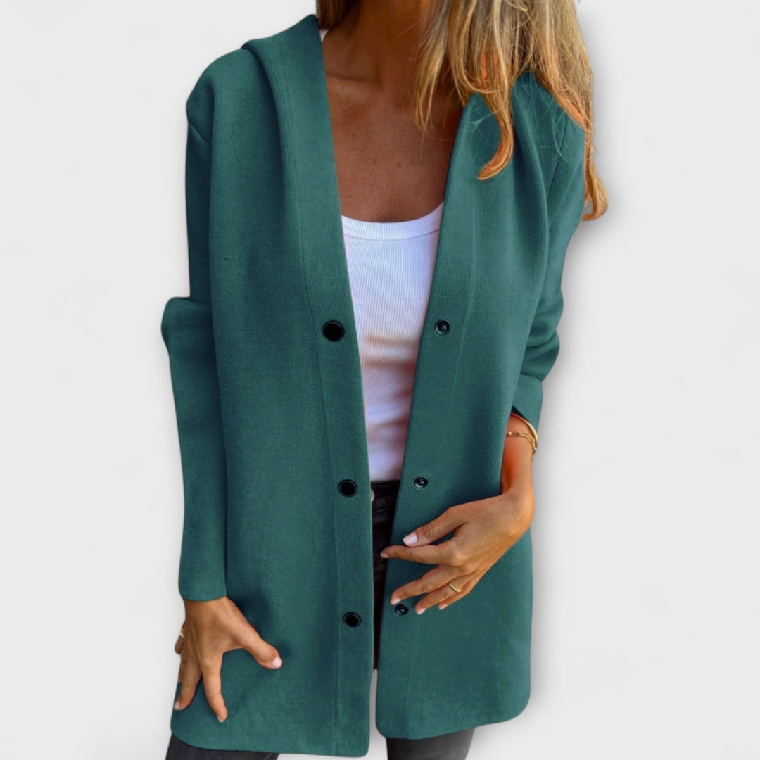 Brigitte | Hooded Longline Coat