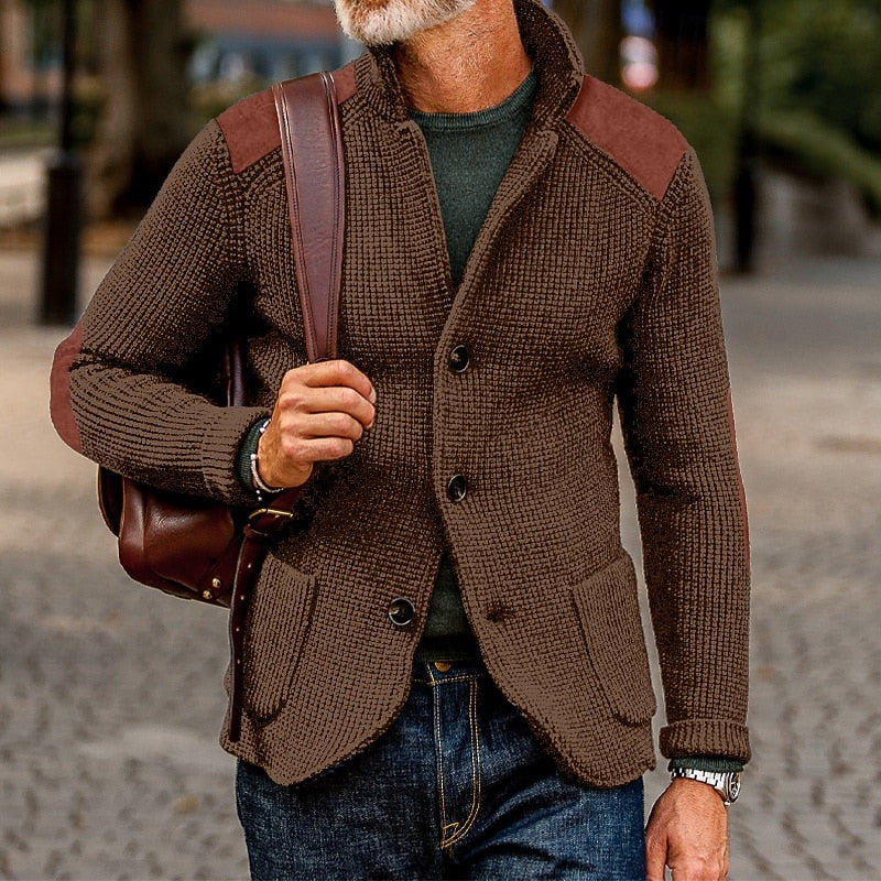 Thatcher | Textured Knit Cardigan