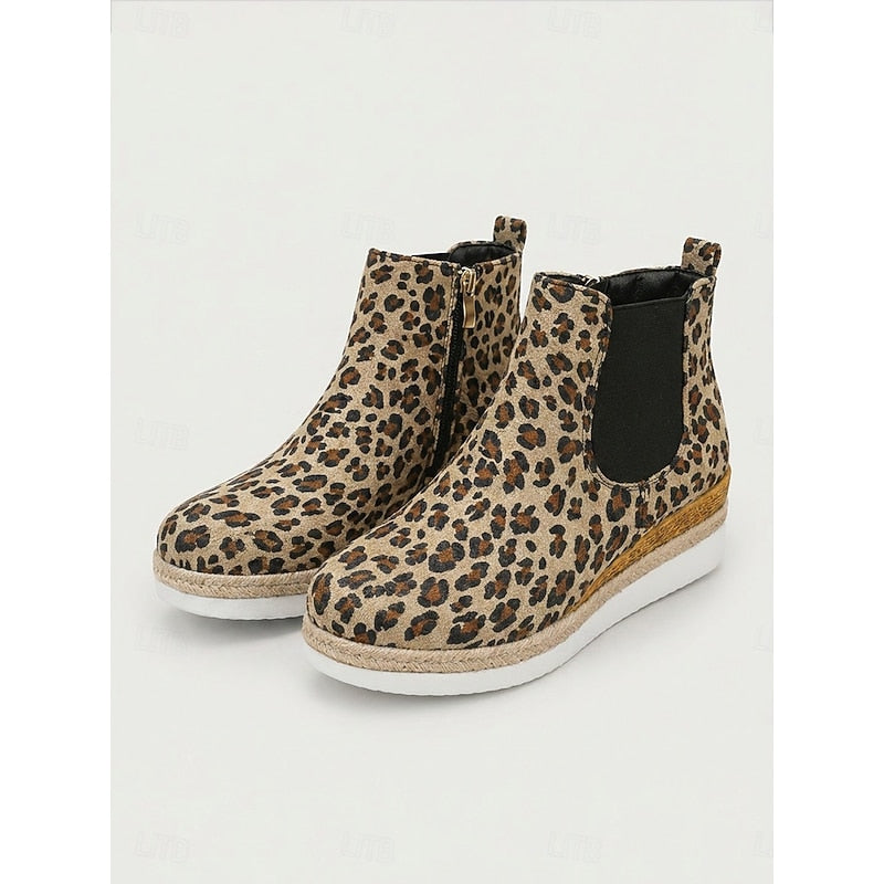 Felicity | Comfort Wedge Chelsea Ankle Boots