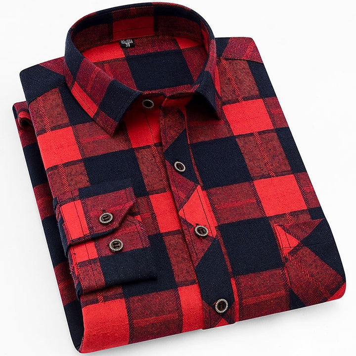 Warren | Classic Plaid Button-Up Shirt