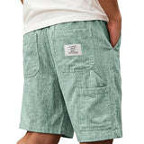 Colin | Men's Cotton-Linen Cargo Shorts