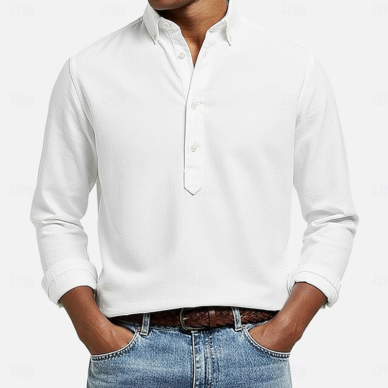 Corbin | Refined Popover Shirt