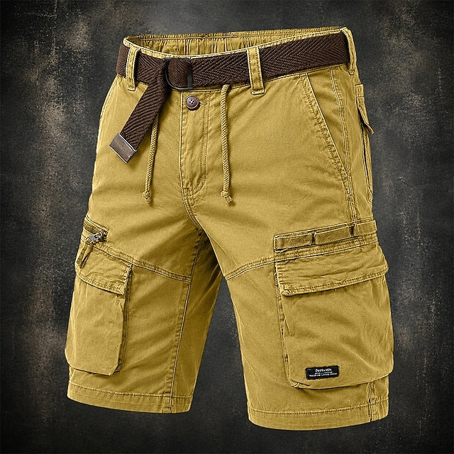 Terry | Men's Cotton Drawstring Cargo Shorts