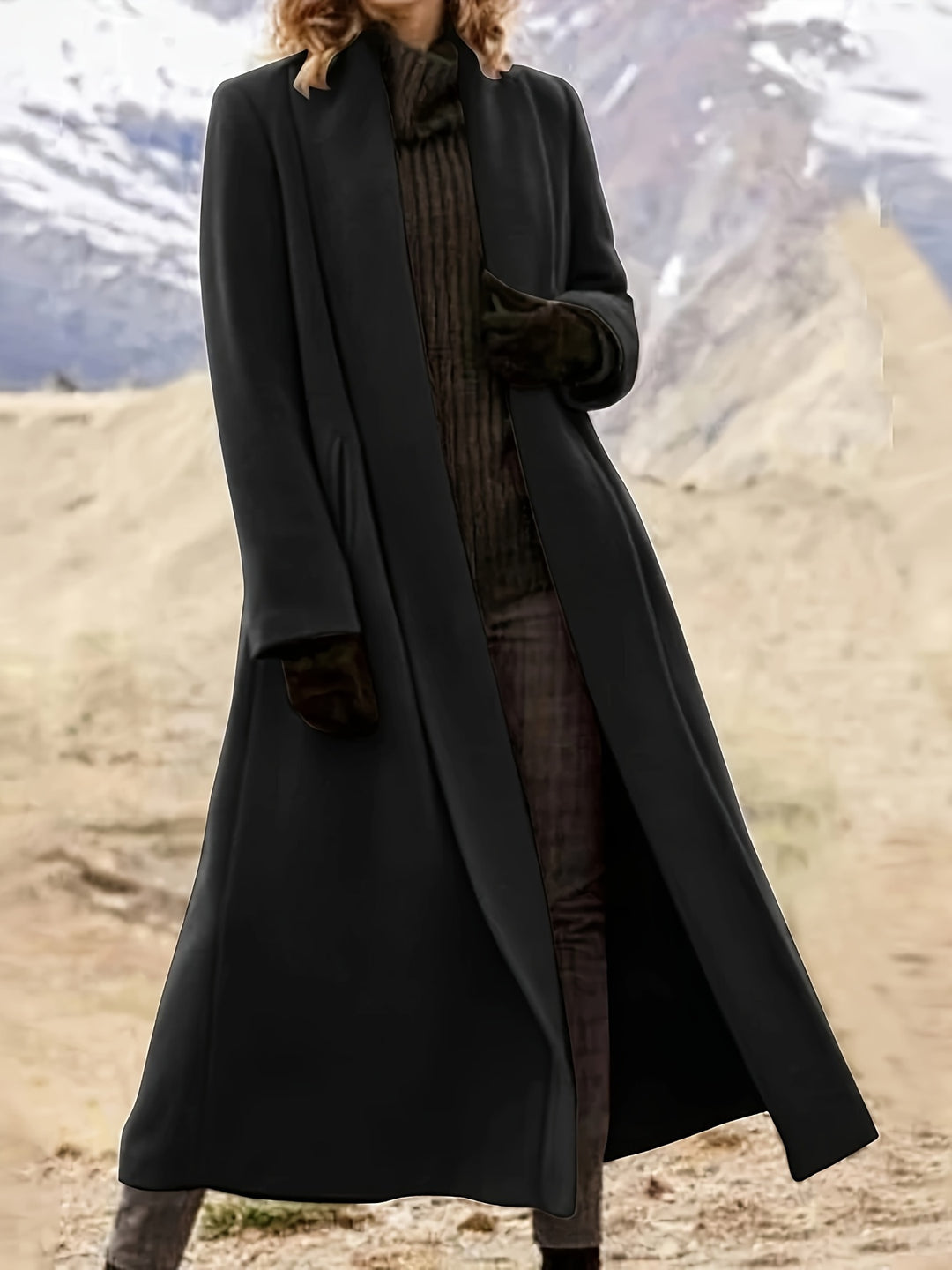 Eleonora | Draped Longline Coat