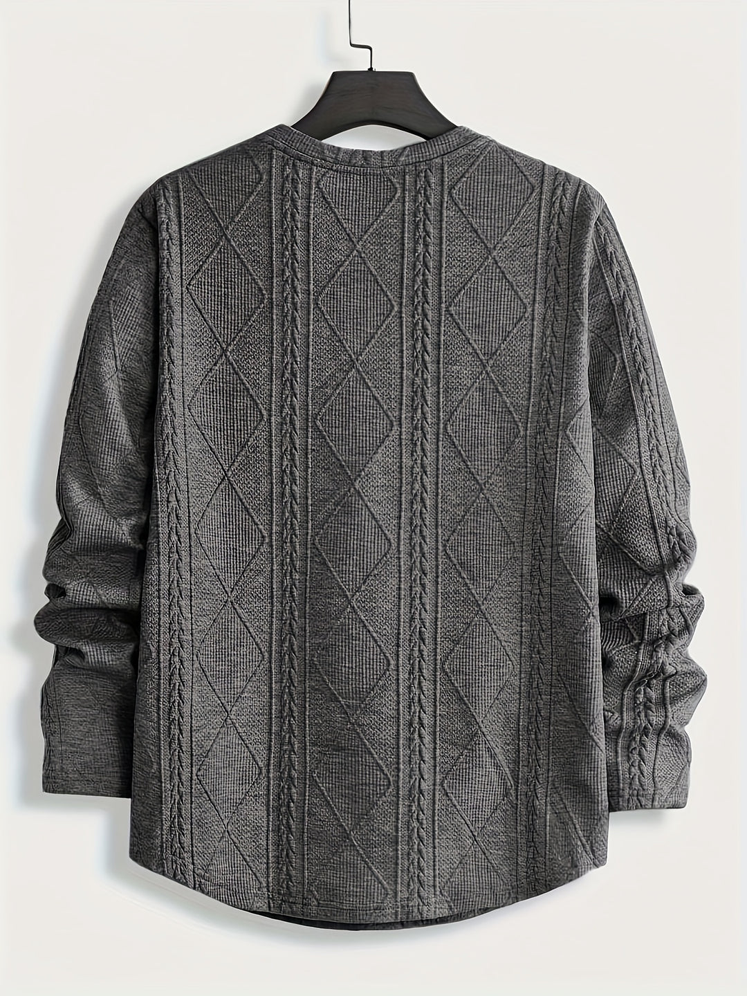 Harlan | Textured Crewneck Top