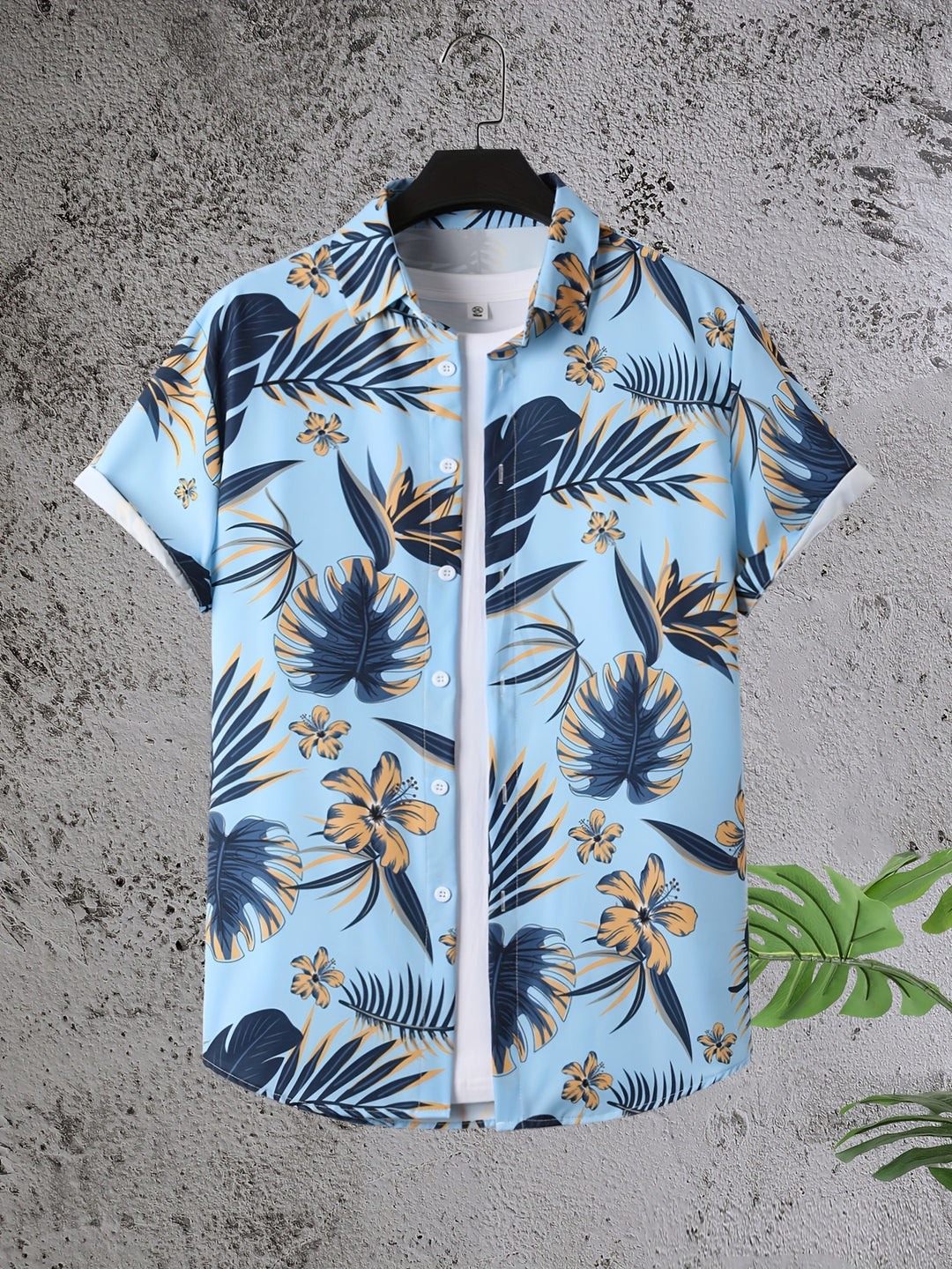 Kingston | Men's Tropical Print Short Sleeve Shirt