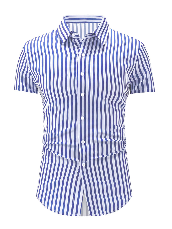 Sinclair | Men's Striped Short Sleeve Shirt
