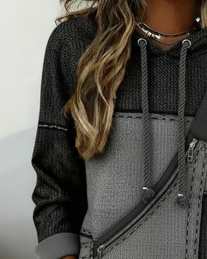 Marlee | Cozy Colorblock Hoodie