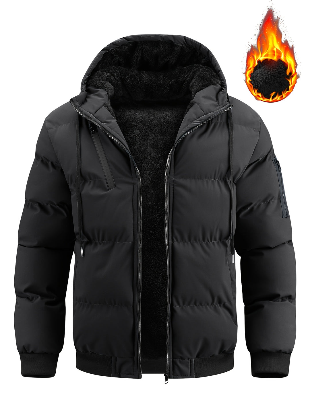 Callum | Quilted Hooded Puffer Jacket