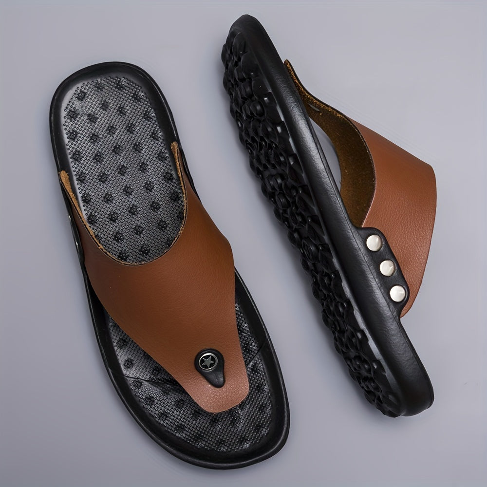 Rhodes | Men's T-Strap Roman Sandals