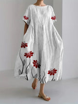 Romy | Relaxed Floral Midi Dress