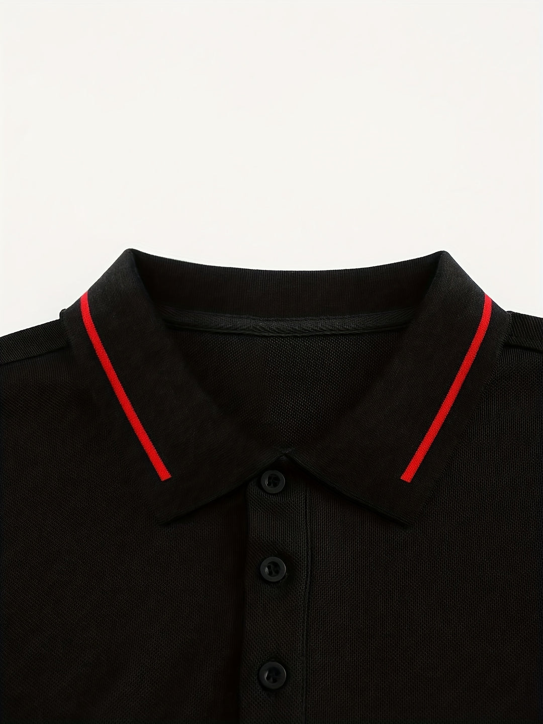 Maxwell | Men's Long Sleeve Contrast-Trim Polo