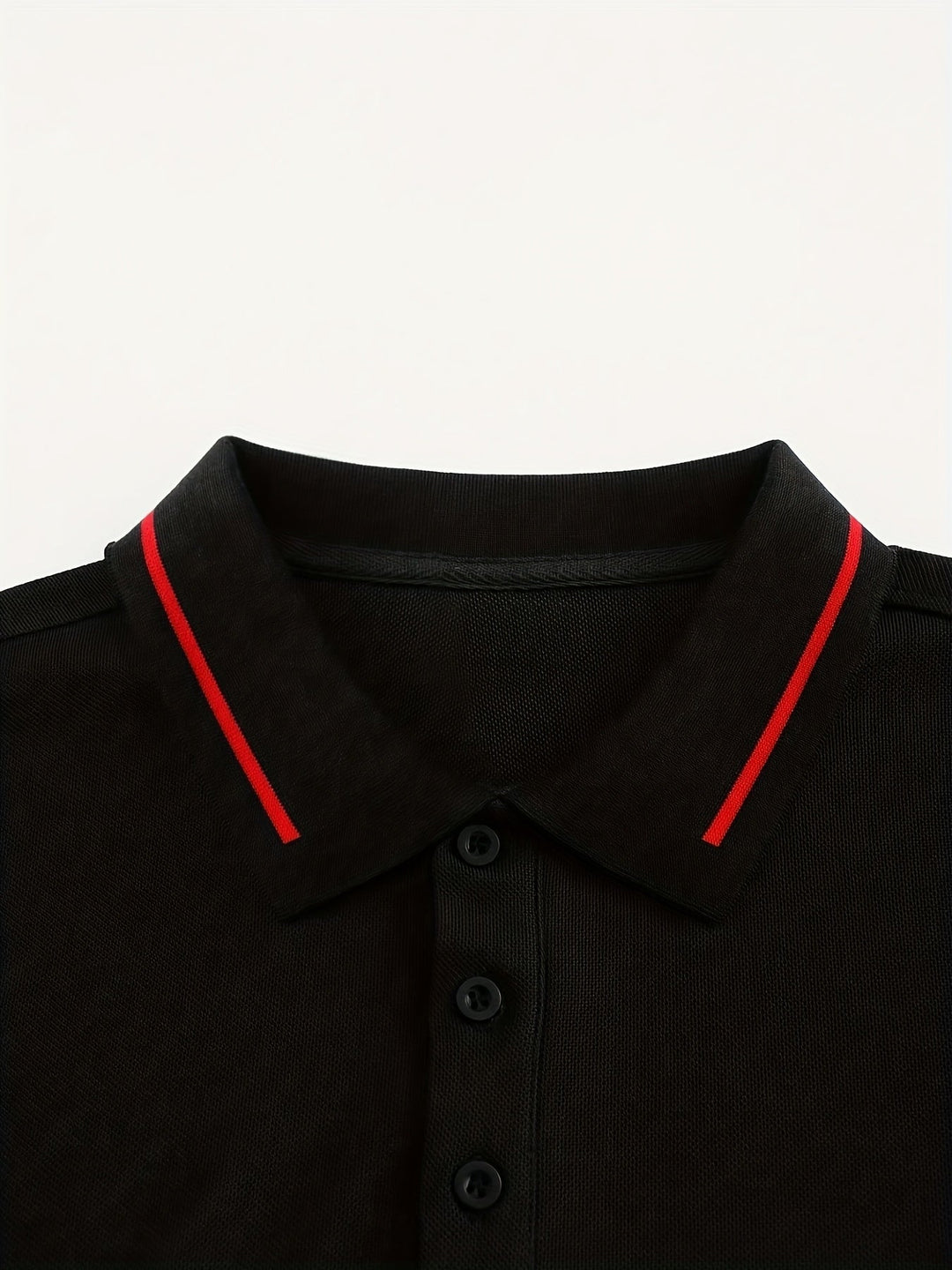 Nathaniel | Long Sleeve Contrast-Trim Polo