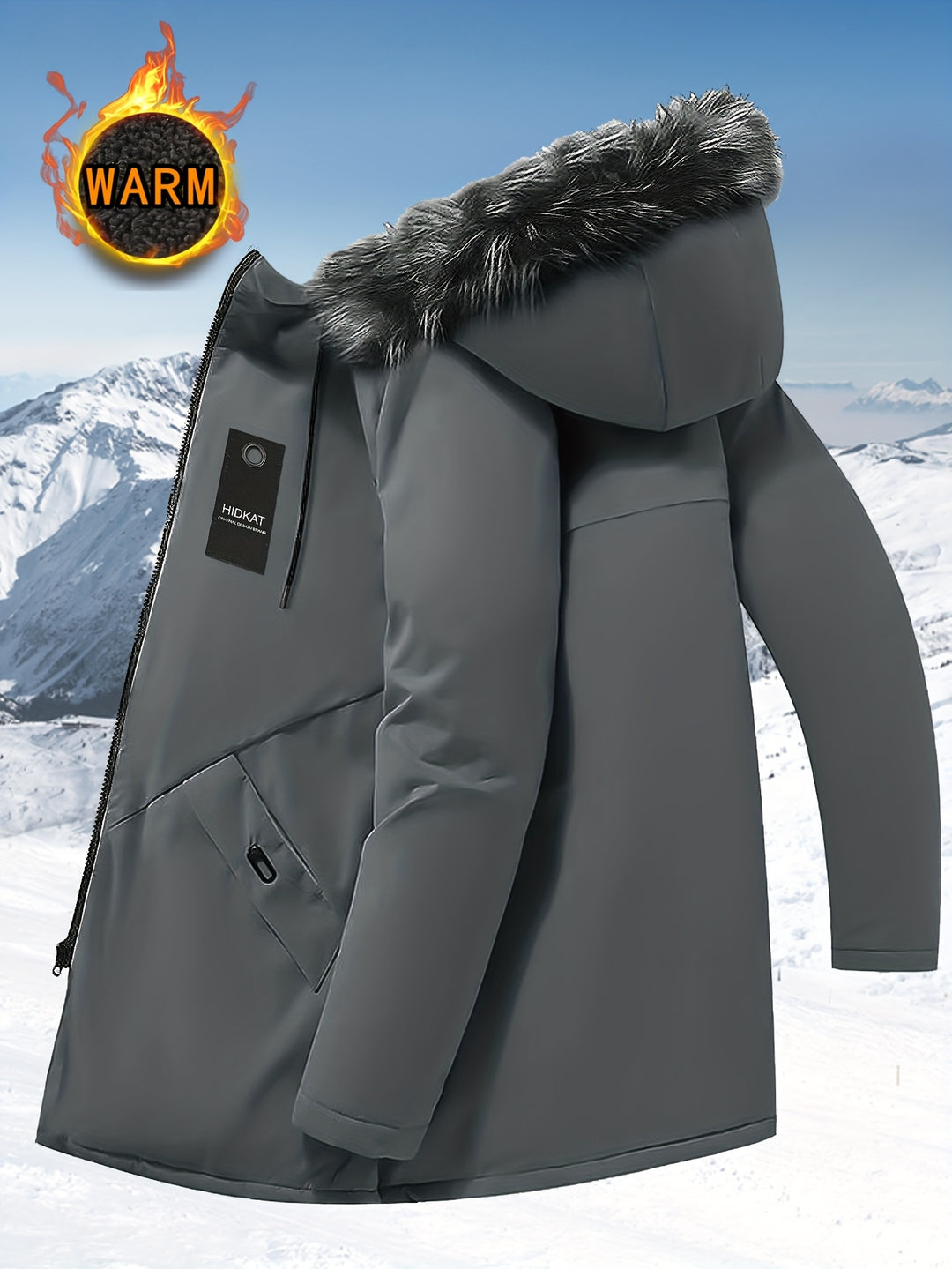 Wesley | Insulated Mid-Length Hooded Parka