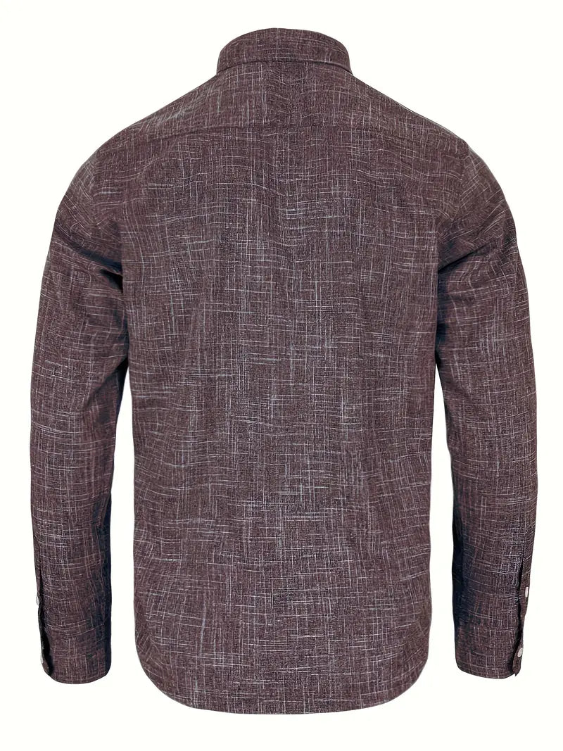 Rowland | Refined Contrast-Trim Button-Up Shirt