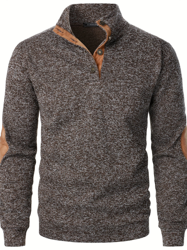 Gideon | Button-Placket Casual Sweatshirt