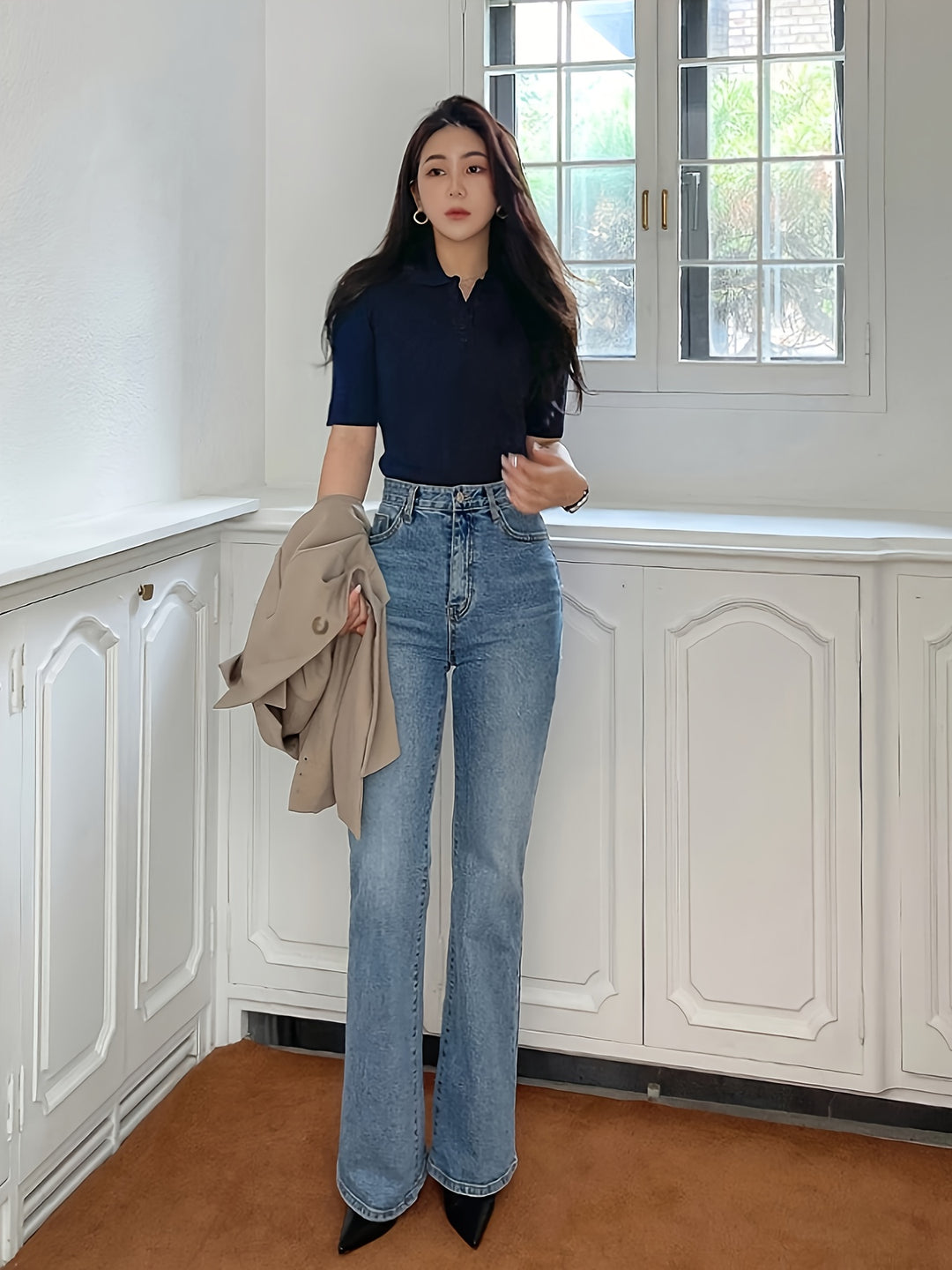 Elise | Refined Collared Top