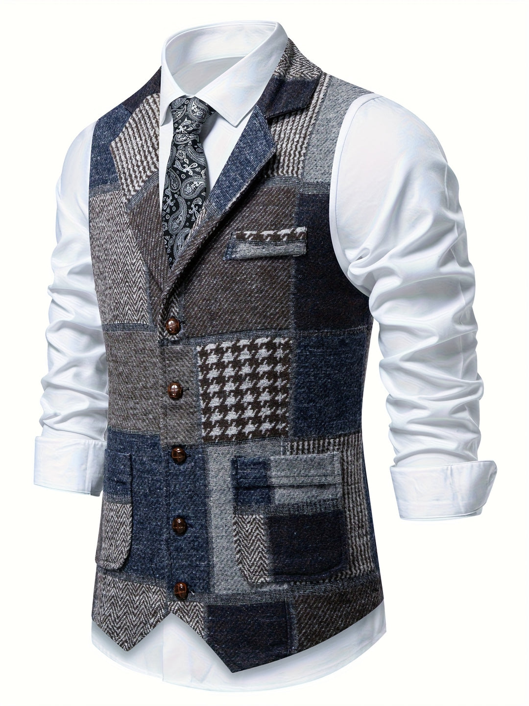 Alden | Heritage Patchwork Waistcoat